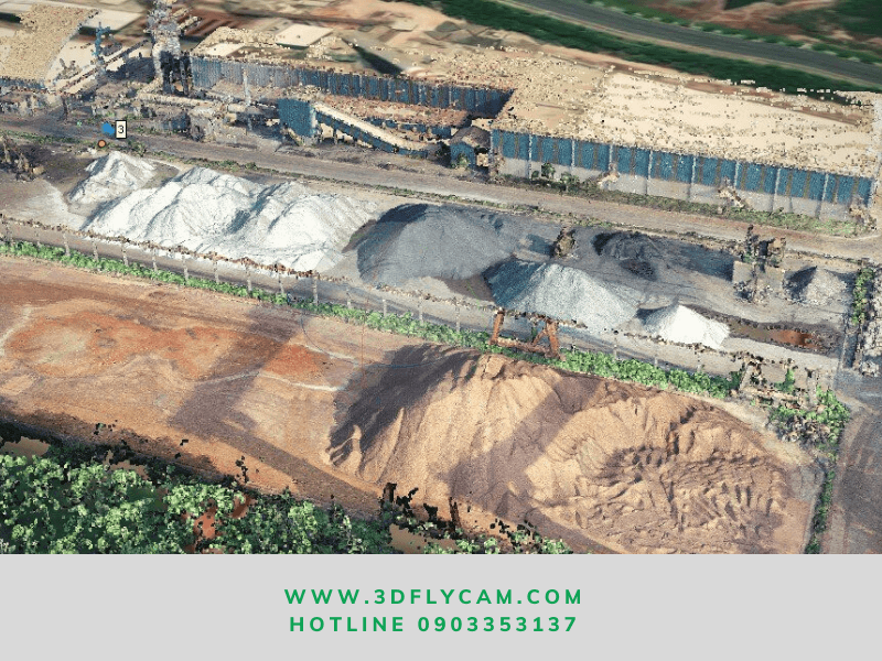 Scan 3D tính toán trữ lượng khoáng sản vật liệu
